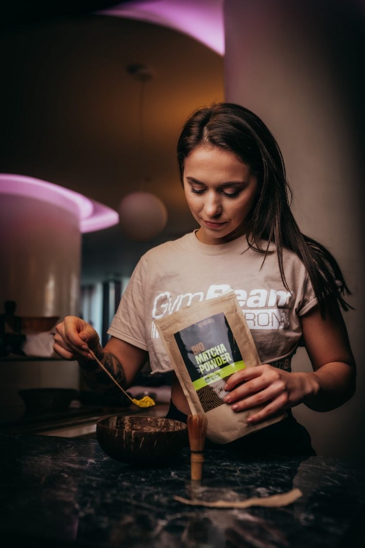 Zubereitung von Matcha-Tee