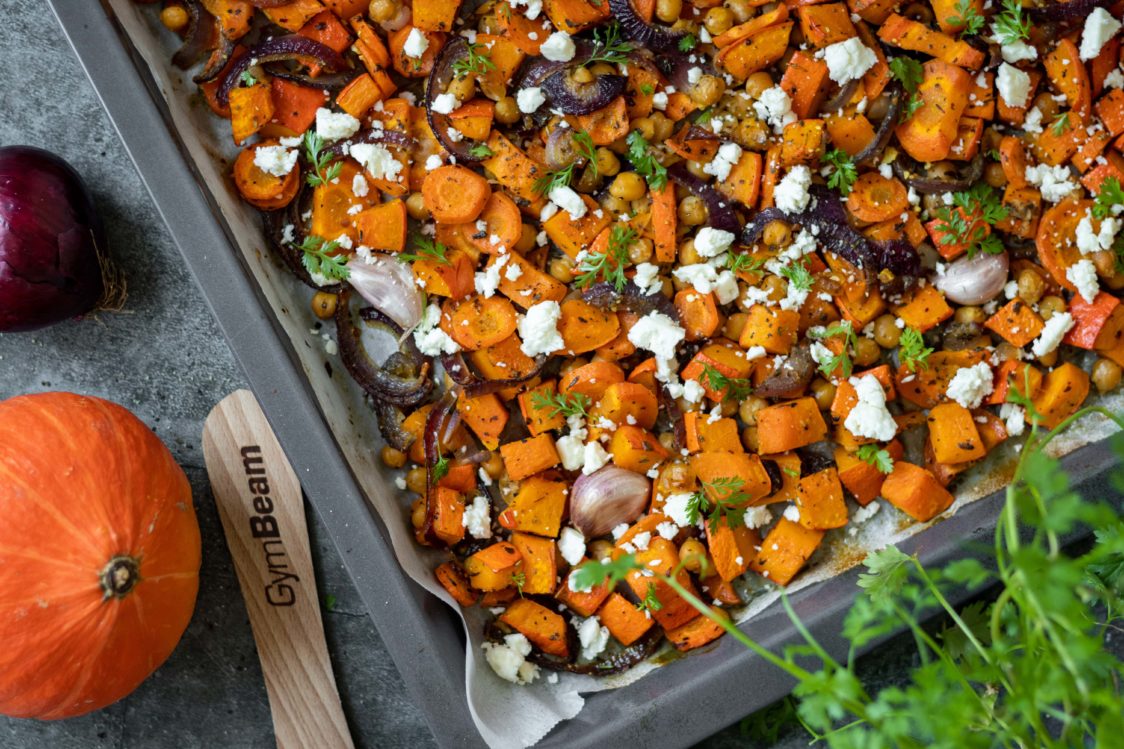 Fitness Rezept: Gemüse mit Fetakäse überbacken