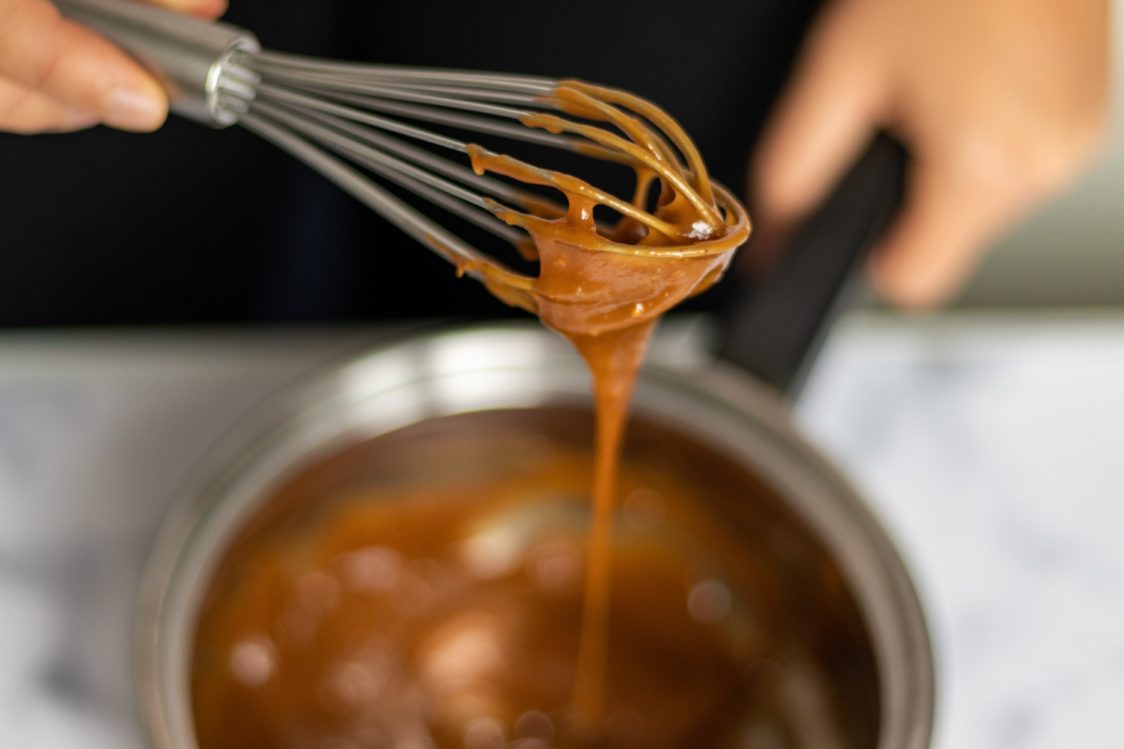 Zubereitung von Karamell