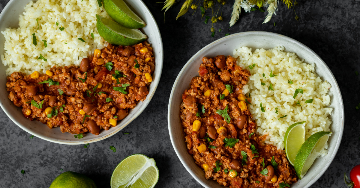 Fitness Rezept: Traditionelles mexikanisches Chili con Carne mit Reis ...