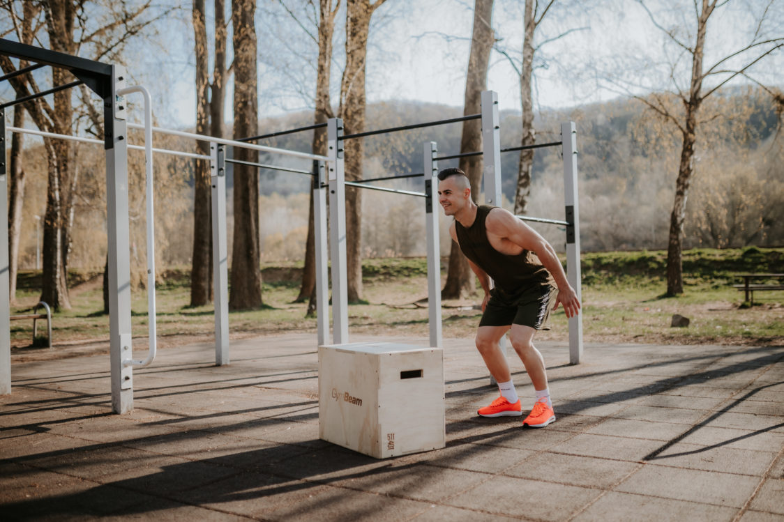 Fitnesspark auf der Straße