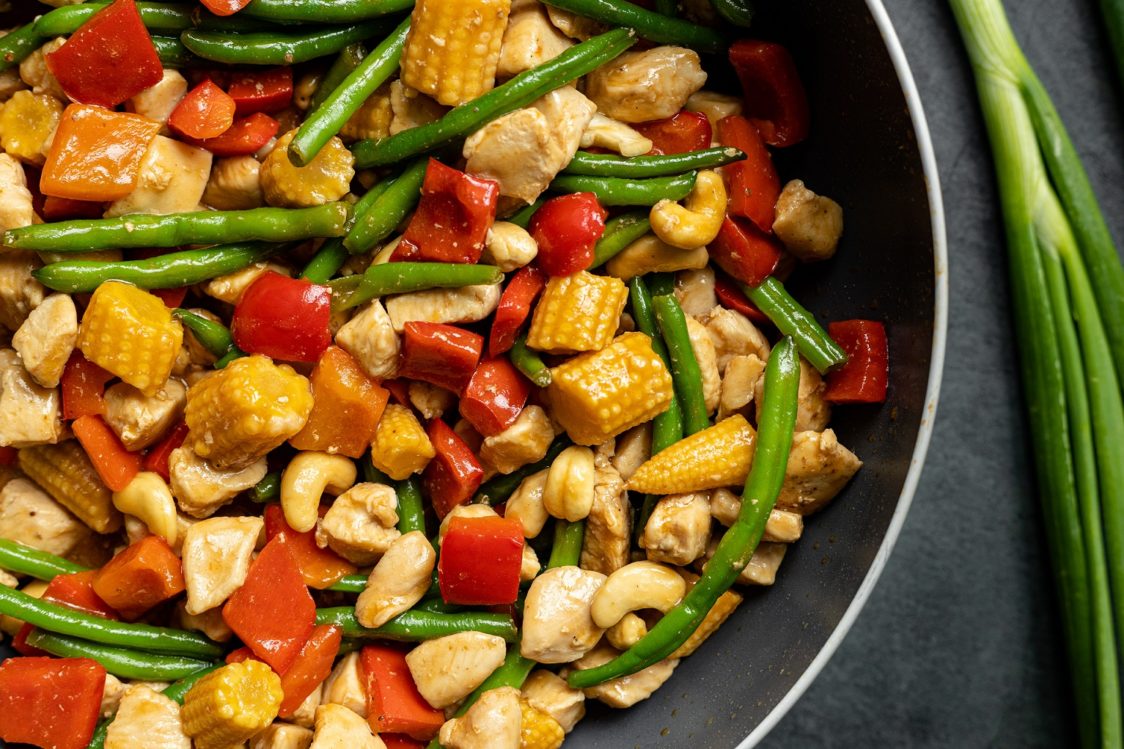 Asiatische Hähnchen-Mischung