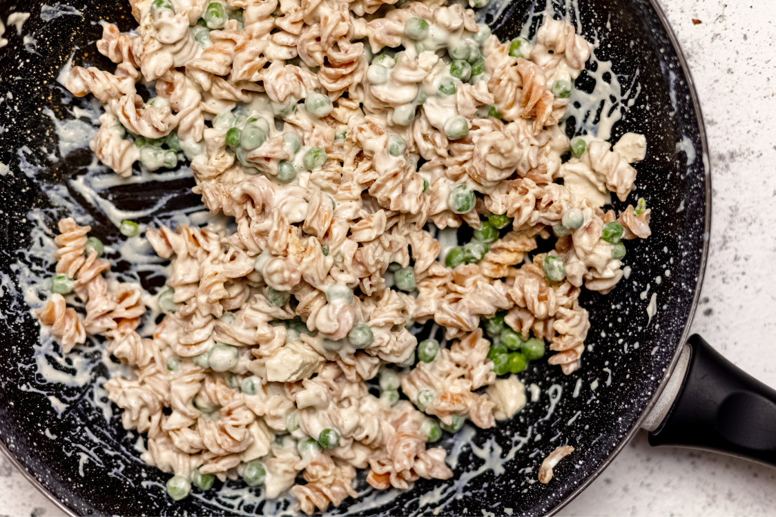 Protein-Nudeln mit Alfredo-Soße - Zubereitung