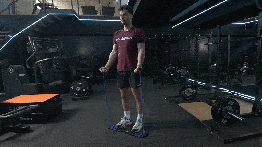 Bizepscurls mit Expandern