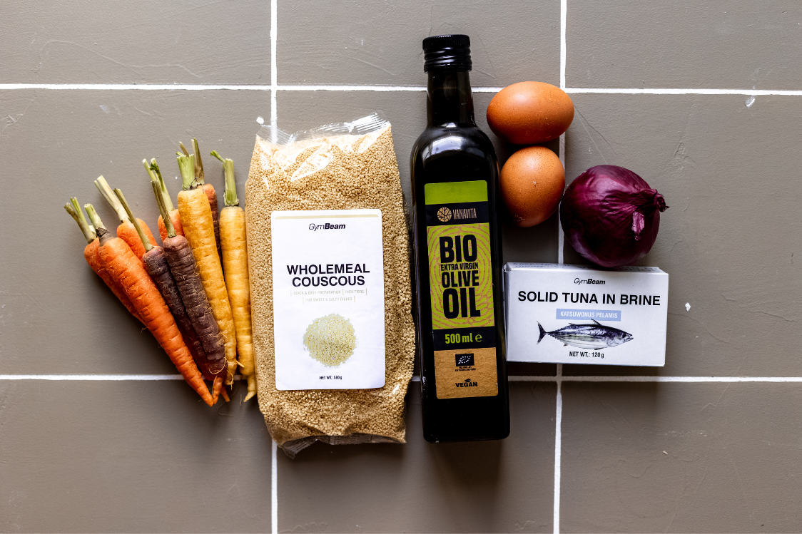 Couscous mit Thunfisch und glasierten Karotten - Zutaten