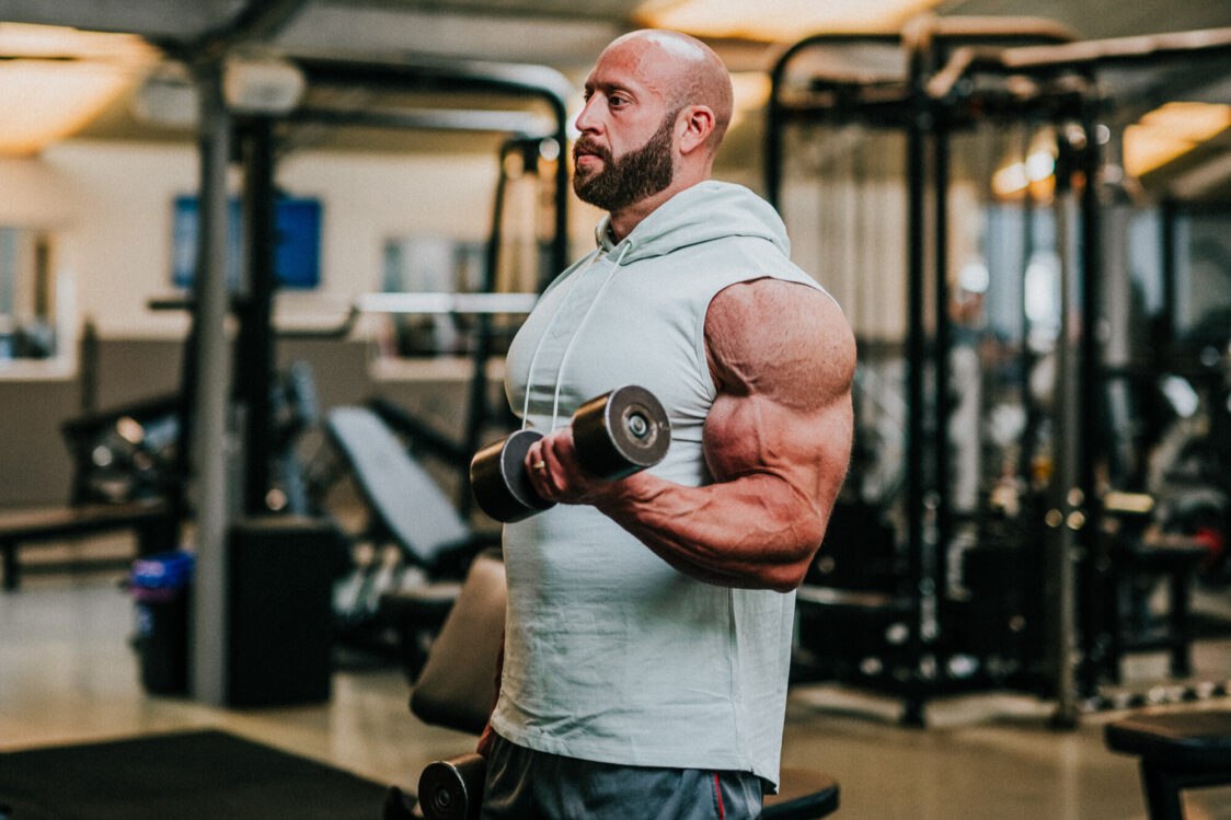 Krafttraining mit Hanteln