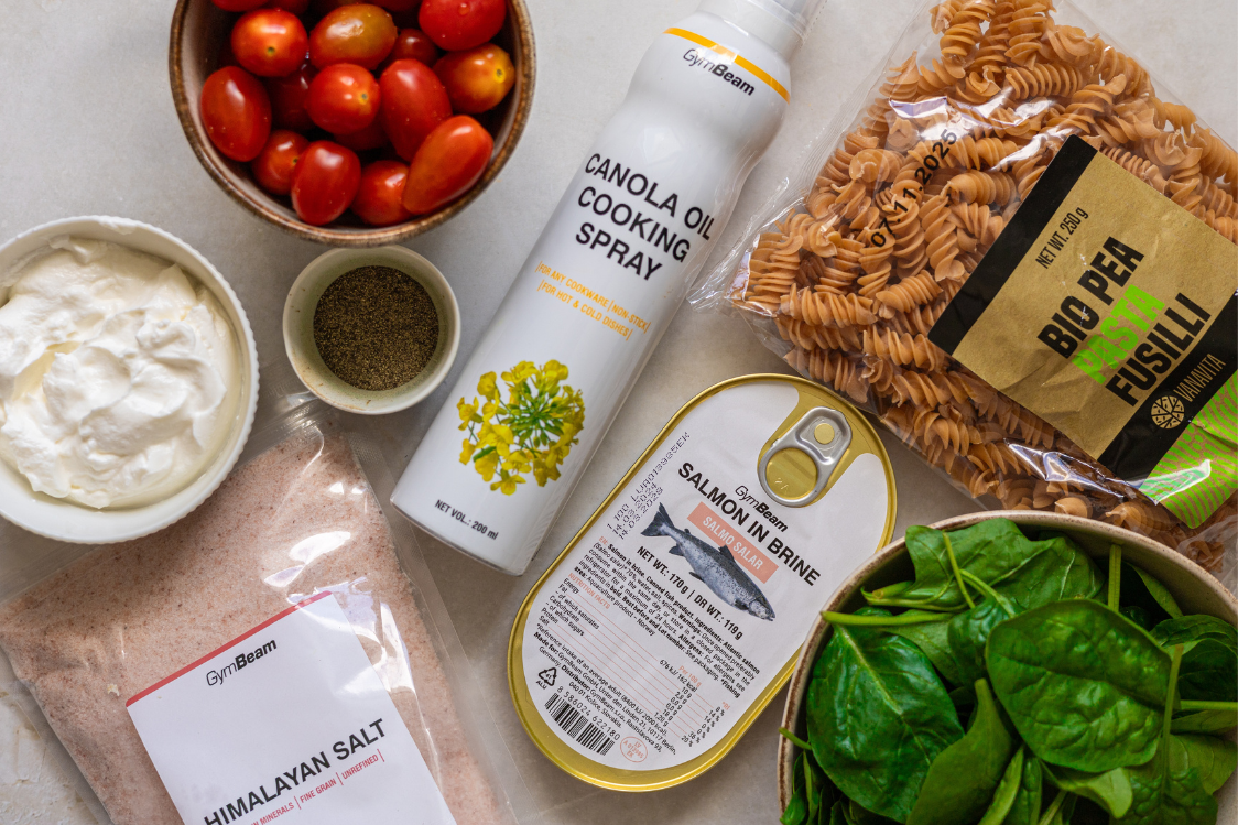 Cremige Nudeln mit Lachs - Zutaten