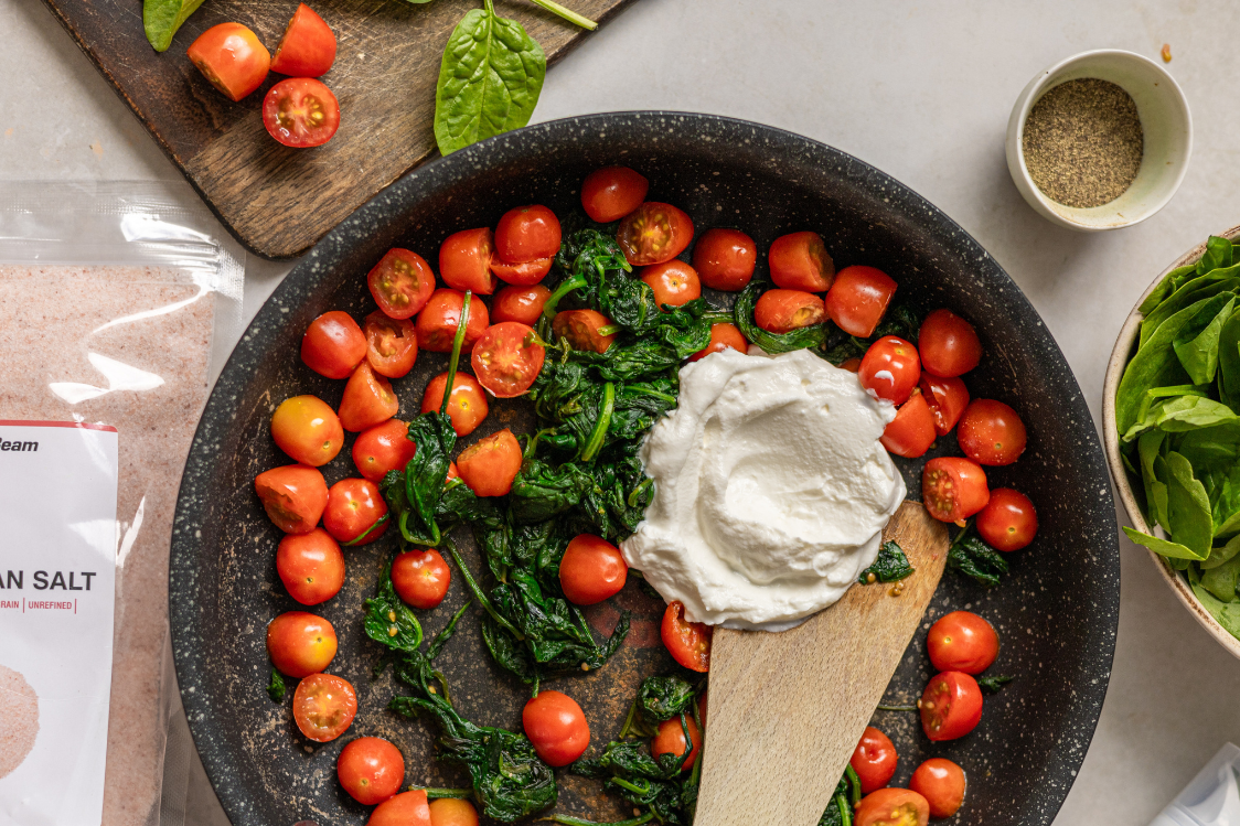 Cremige Nudeln mit Lachs - Soße