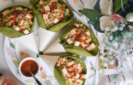 Fitness-Rezept: Vegane Tortillas mit Quinoa und Gemüse