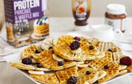 Fitness-Rezept: Schnelle Frühstückswaffeln mit viel Protein aus nur zwei Zutaten