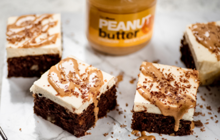 Fitness-Rezept: Brownies-Cheesecake mit Erdnussbutter