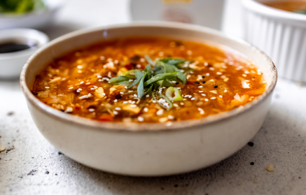 Fitness-Rezept: Pikante süß-saure Hühnersuppe