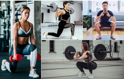 Wie macht man Squats und Lunges? Richtige Technik und die 15 besten Variationen