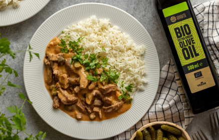 Fitness-Rezept: Beef Stroganoff