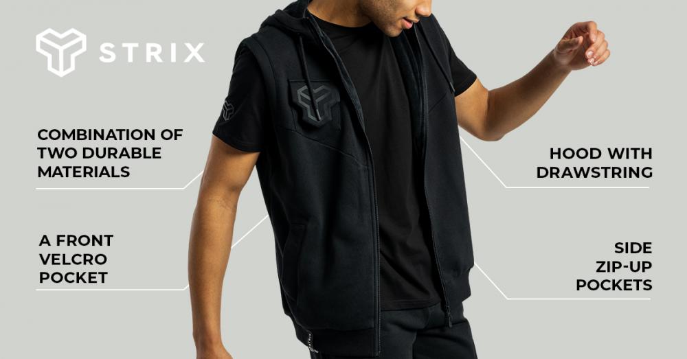 Men's Essential Vest Black - STRIX