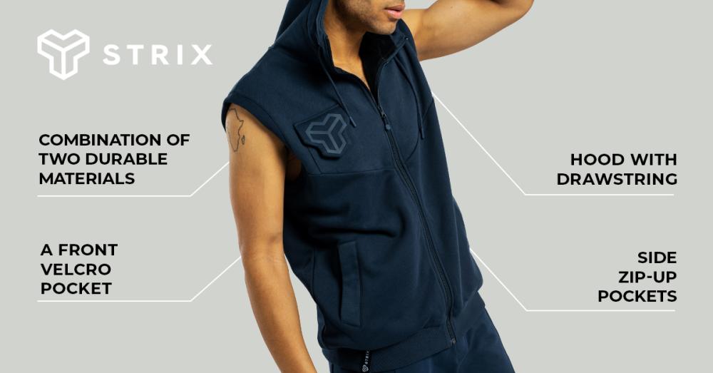 Men's Essential Vest Midnight Blue - STRIX