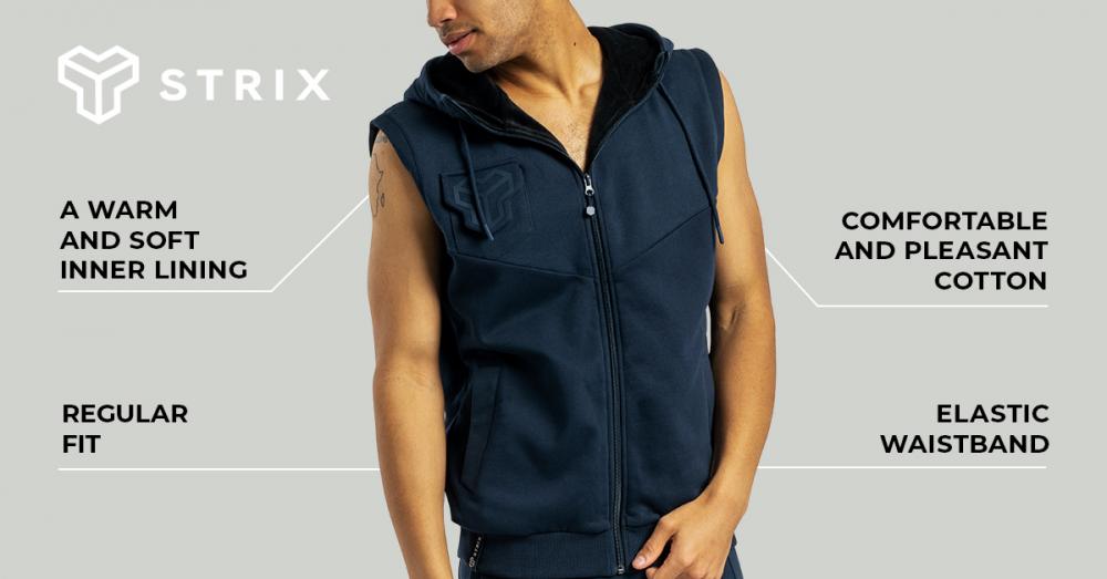 Men's Essential Vest Midnight Blue - STRIX