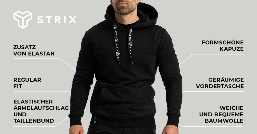 Aster Hoodie in Black - STRIX