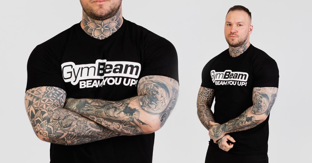 Beam T-Shirt Schwarz - GymBeam