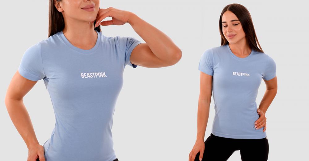 Women's Daily T-Shirt Baby Blue - BeastPink
