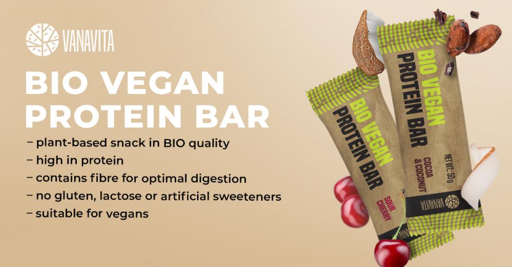 BIO Vegan Protein Bar - VanaVita