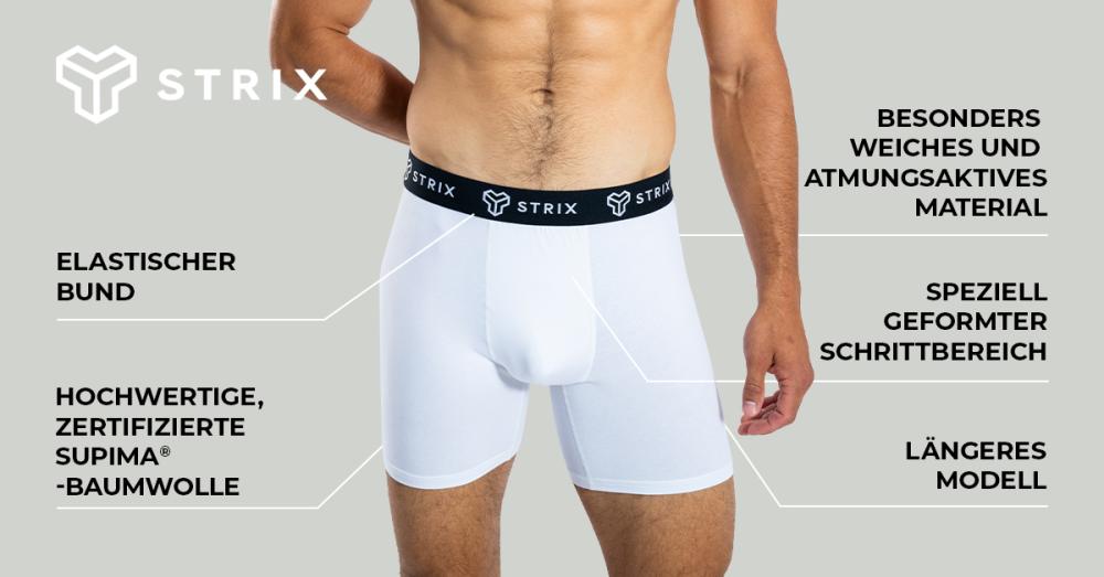 Men's Essential 2Pack Boxershorts Black - STRIX