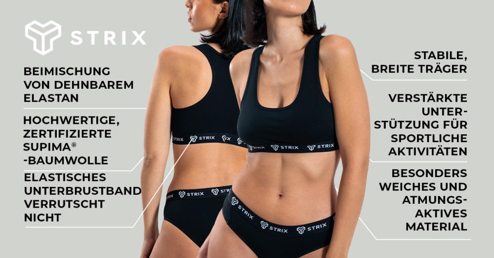 Essential Bralette Black - STRIX