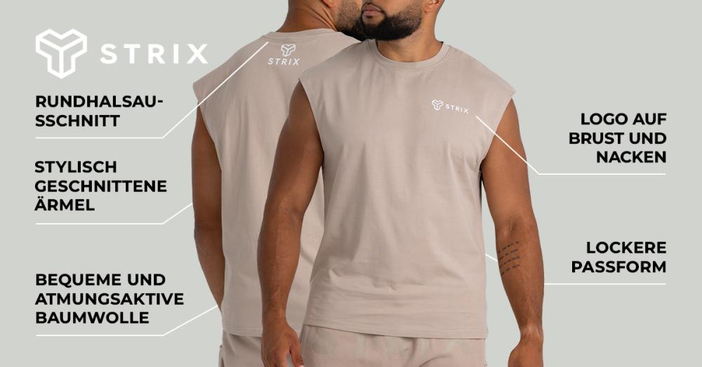 Tank Top Taupe - GymBeam