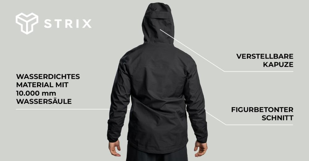 Men's Vertex Jacket Black - STRIX
