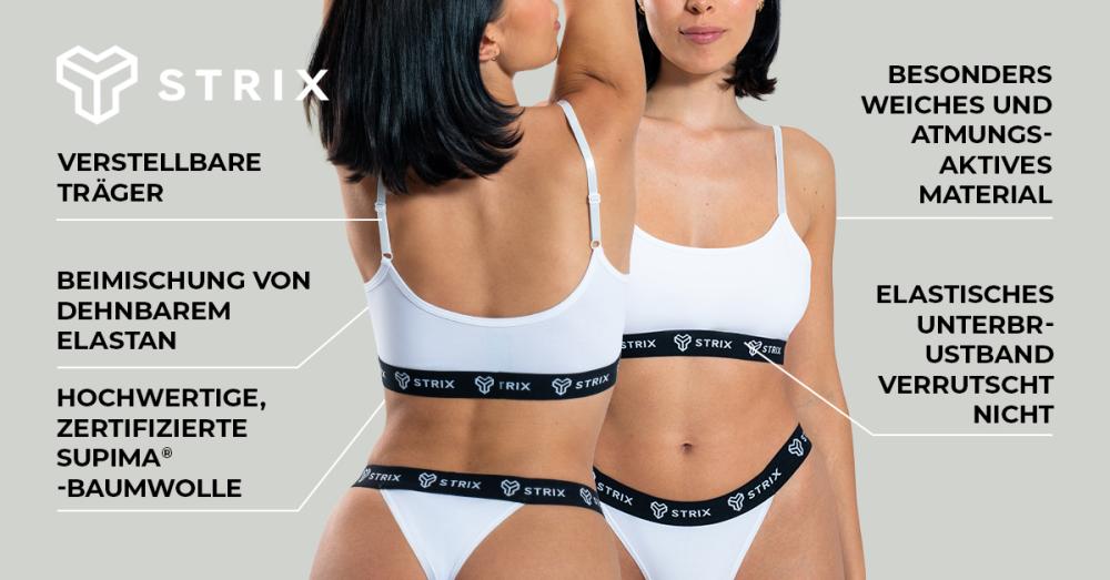 Essential Bralette Black Bra - STRIX