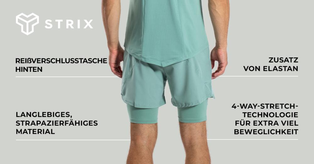 ULTRA Shorts 2in1 Agave - STRIX