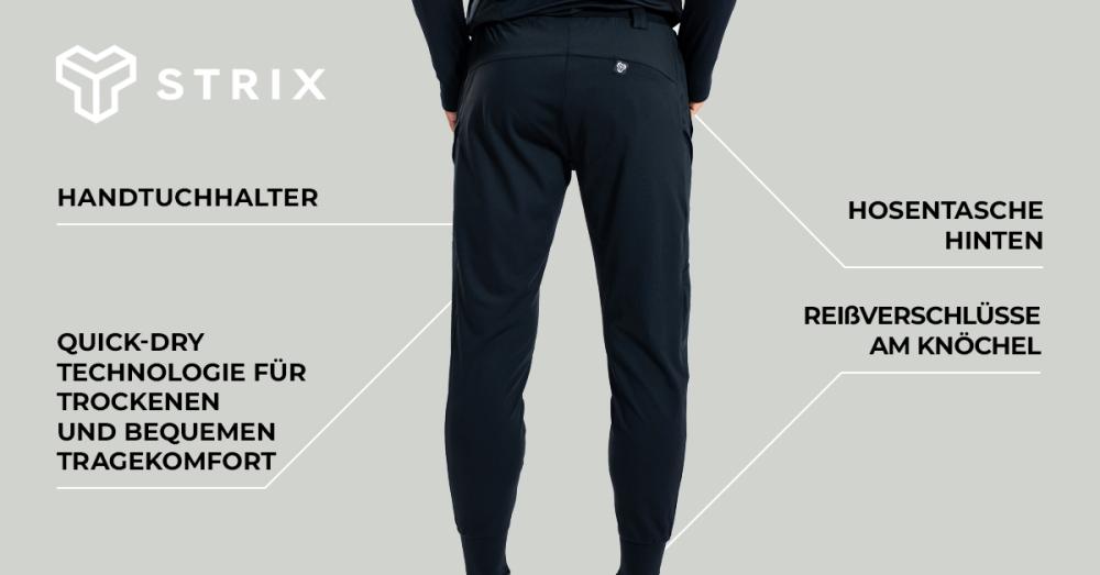 ULTRA Black Sports Pants - STRIX
