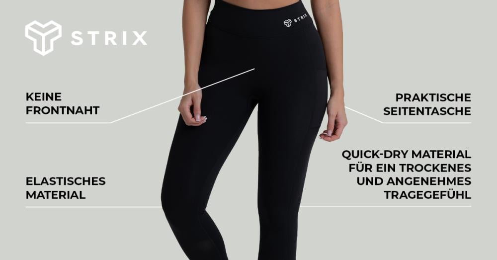 Women's ZOA Leggings Black - STRIX