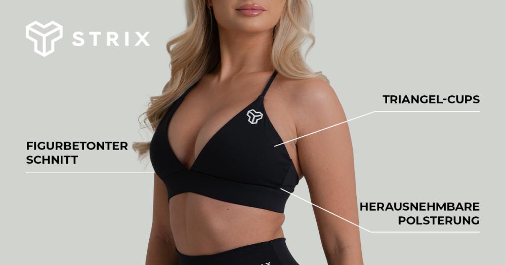 ZOA Triangle Sport-BH in Black - GymBeam