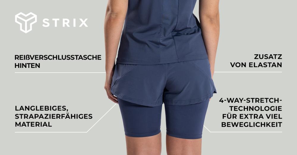 Women's ULTRA 2in1 Shorts Graystone - STRIX