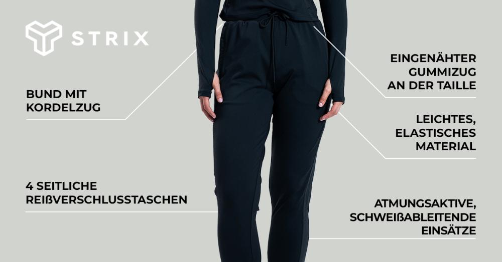 Women's ULTRA Black Sports Pants - STRIX