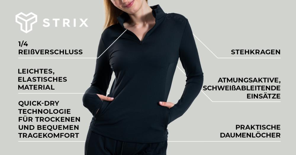 Women's ULTRA Sports Top Black - STRIX
