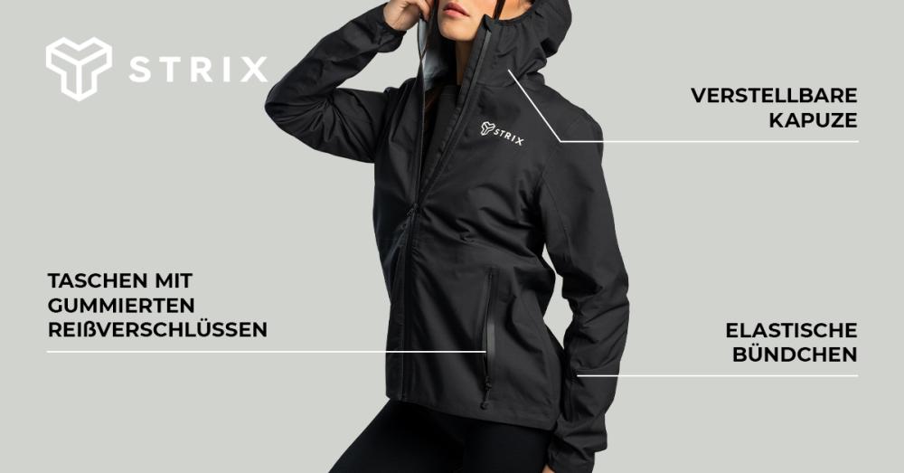 Women's Vertex Jacket Black - STRIX