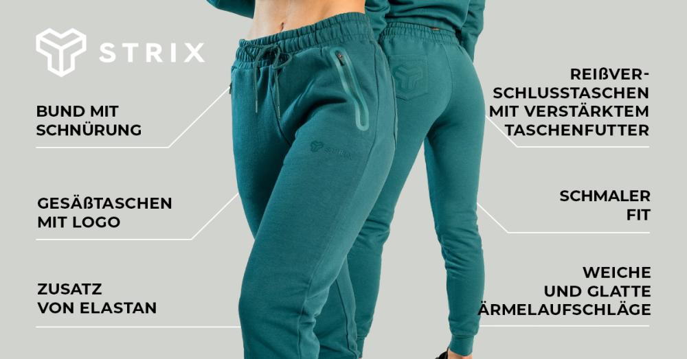 Women's Essential Joggers Deep Teal - STRIX