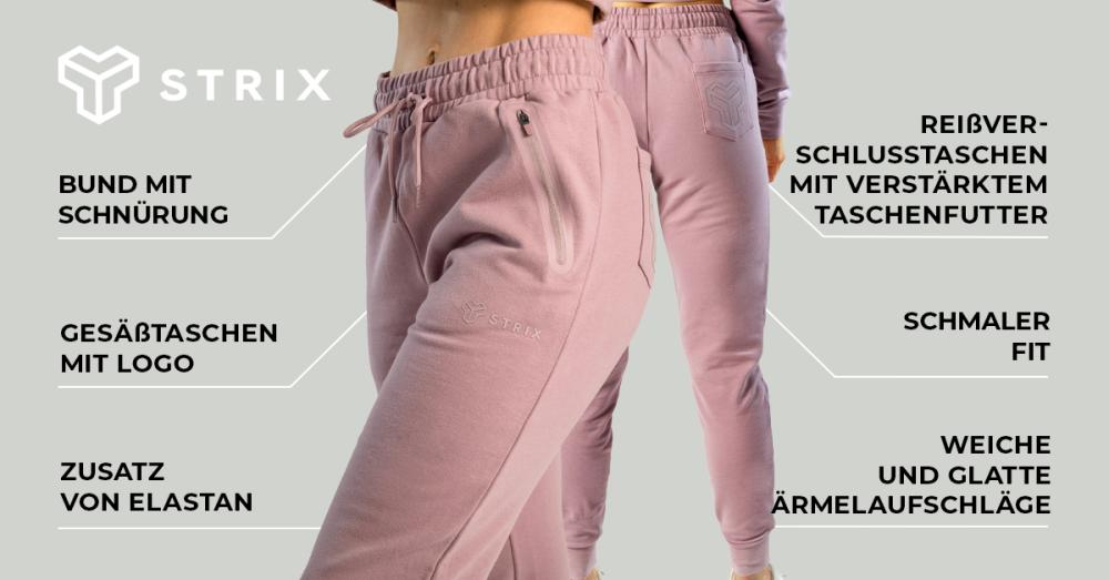 Women's Essential Joggers Mauve - STRIX