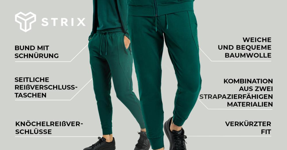 ALPHA Jogginghosen in Black - STRIX