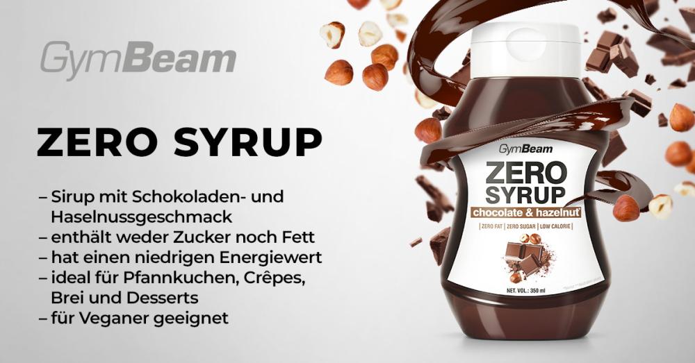 ZERO SYRUP Chocolate & Hazelnut - GymBeam