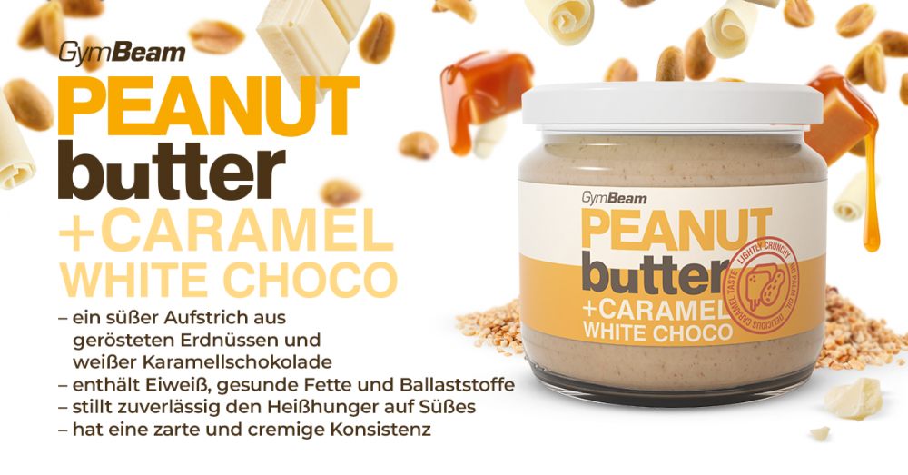 Peanut Butter with Caramel White Chocolate