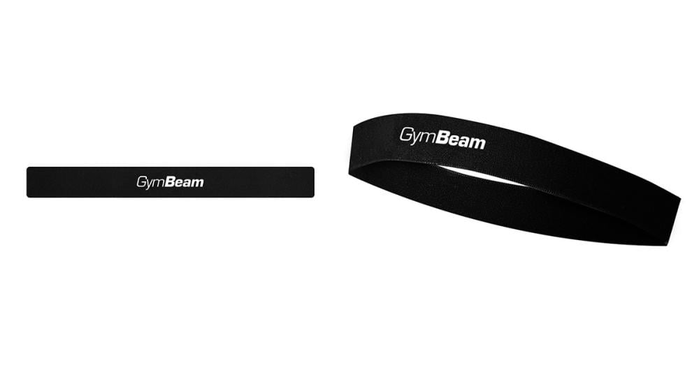Stirnband Antislip Schwarz - GymBeam