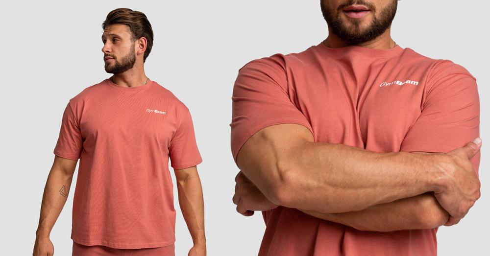 Limitless Oversized T-Shirt Cinnamon - GymBeam