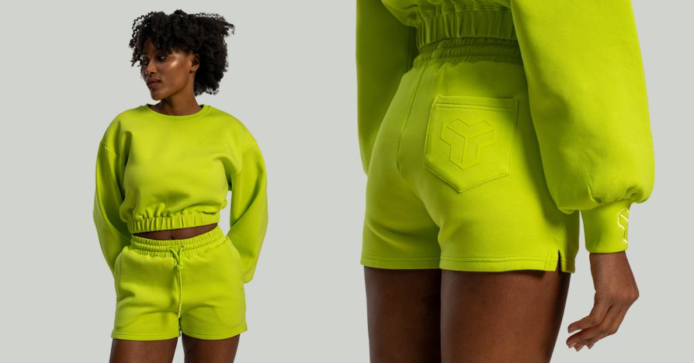 Women's Lunar Shorts Chartreuse - STRIX