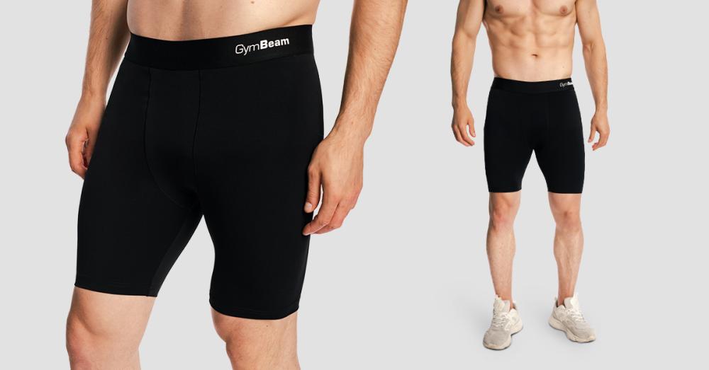 Men's Combat Black Shorts - GymBeam