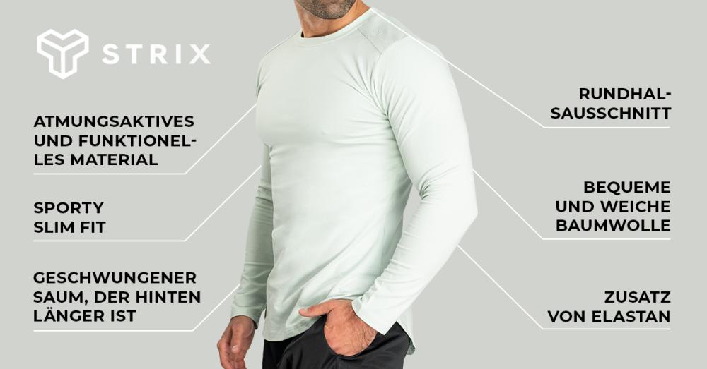 Nebula Langarmshirt Mondgrau - STRIX