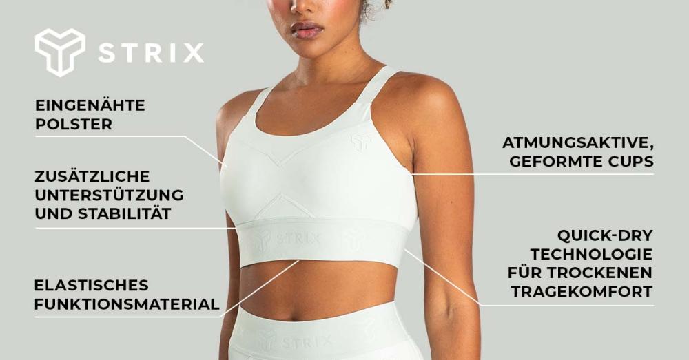 Nebula Sports Bra Moon Grey - STRIX