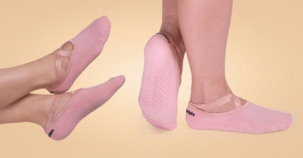 Grip Yoga Socks Pink - BeastPink